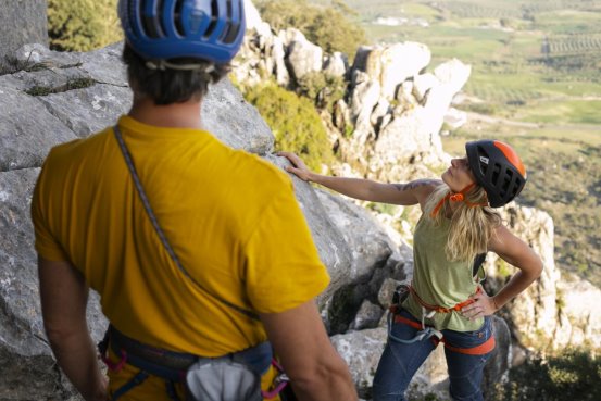 high-angle-people-with-climbing-equipment
